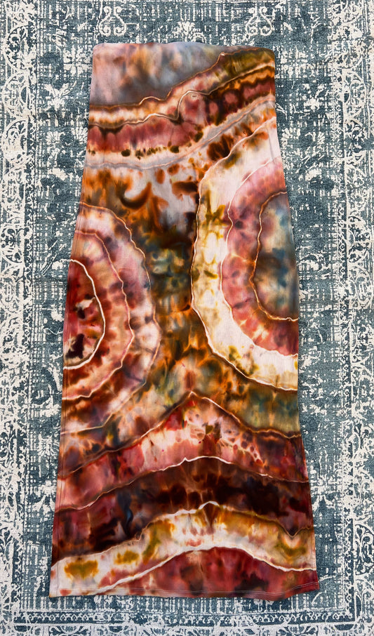 Autumn Ribbed Tube Dress: Large